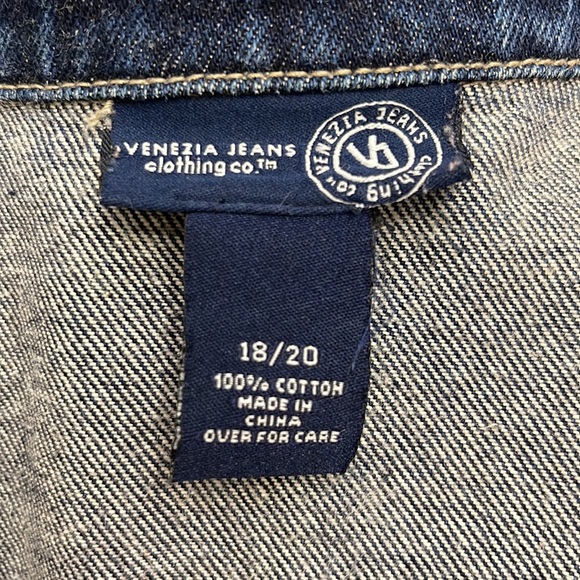 VENEZIA JEANS CLOTHING CO. Jean Jacket - 18/20 (dark blue) - Picture 5 of 5